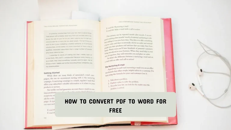 How to convert PDF to Word for free