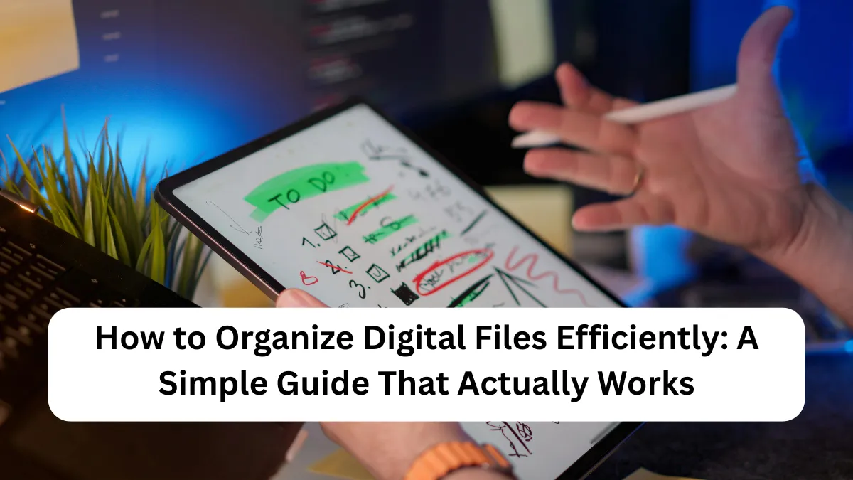 How to Organize Digital Files Efficiently: A Simple Guide That Actually Works