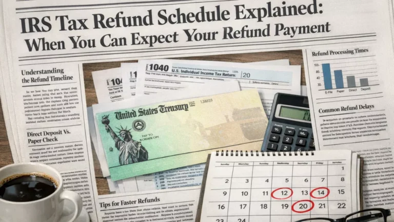 IRS Tax Refund Schedule Explained : When You Can Expect Your Refund Payment